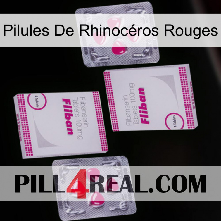 Pilules De Rhinocéros Rouges 33